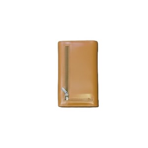 Trifold <b>Long</b> Organizer <b>Wallet</b> Smooth Leather Exterior Zipper Pocket Internal Snap Button Flap Multi Card Slots Cash Compartment - Product Image 4