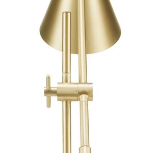 Lampe de table en laiton de qualité supérieure avec abat-jour en verre et base lourde, éclairage de luxe - Product Image 2