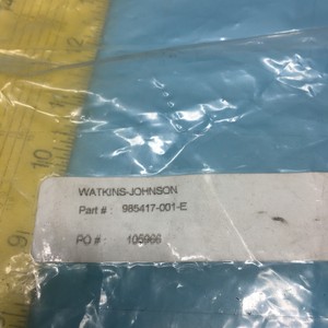 Injecteur de collecteur Watkins-Johnson WJ 985417-001-E - Équipement et pièces semi-conductrices de renommée mondiale à confiance - Product Image 6