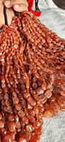Perles de pierre de soleil naturelle de qualité AAA+ certifiées IGI, magnifiques perles de pierre de soleil en vrac pour la fabrication de bijoux