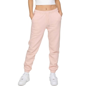 Women Pink Hooded Tracksuit Set 100% Cotton Full Length Casual Loose Fit With Side Pockets Autumn Wear - Product Image 3