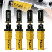 MAISOON Kit de dégonflage automatique des pneus 4 pièces, 10-30 PSI, valve de dégonflage réglable à arrêt automatique pour 4x4, tout-terrain, Jeep, SUV, camion