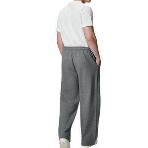 Pantalon de jogging en toile pour homme à taille mi-haute avec cordon de serrage – Polyvalent, style designer, idéal pour le jogging, la course, la gym, l'entraînement et le fitness - Product Image 2