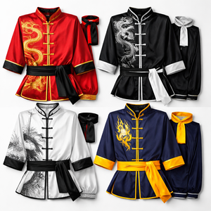 Uniformes de Kung Fu Unisexe en Coton, Soie et Polyester Personnalisés en Gros – Fabricant OEM Direct d'Usine pour l'Entraînement aux Arts Martiaux - Product Image 5