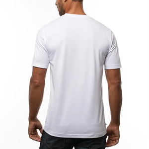T-shirts en coton pour hommes, logo sur le devant, coupe classique, 250 g/m², épais, été, séchage rapide, respirant - Product Image 3