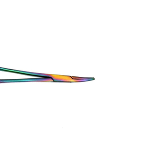 Prix Compétitif Pinces Hémostatiques Multicolores Arc-en-ciel Anti-Moustiques 5" (12,7 cm) à Pointe Fine Courbée en Acier Inoxydable Instruments Chirurgicaux - Product Image 5