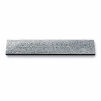 Barre de damas à motif goutte de pluie, faite à la main, 10x2 pouces, pour outils de bricolage et fabrication de couteaux