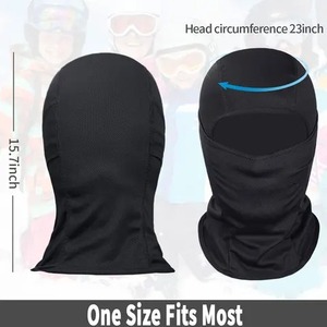 Masque facial balaclava sur mesure unisexe adulte extérieur en spandex polyester respirant imperméable impression par transfert thermique 54-56CM - Product Image 4