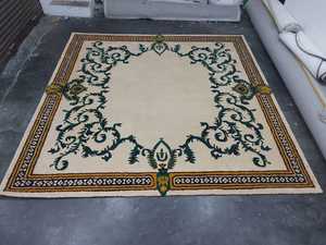 Alfombra de Lana Pura Hecha a Mano con Diseños Florales Únicos, Super Tufted, para Sala de Estar, Pasillo y Área de Estar - Product Image 6