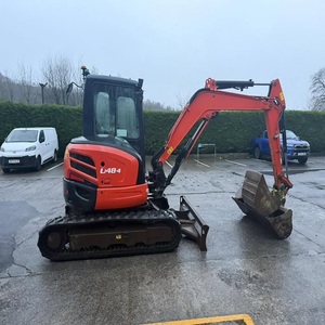 Mini-excavatrice Kubota d'occasion, modèle U48-4, machine de terrassement fiable pour projets de terrassement professionnels. - Product Image 3