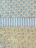 Tissu non tissé respirant imprimé à la main Boh Creation, artisanal, héritage traditionnel de Jaipur, écologique, pour chemises et sacs