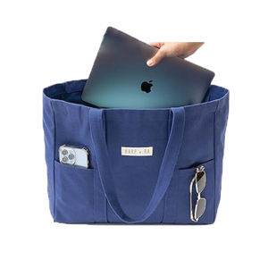 Bolsos de Mano de Moda para Mujer, Bolsos de Compras, Bolsos de Lona de Gran Capacidad para Mujer, con Cierre de Cremallera - Product Image 3