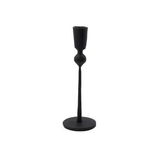 Support de bougie pilier en aluminium noir, style antique, fait main, durable, pour décoration de Noël, de mariage ou de maison, directement de l'usine - Product Image 3