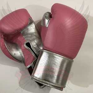 Professional <b>Boxing</b> Gloves Black and White Genuine Leather Custom Logo 12mm <b>Training</b> Workout Gym for Adults - Product Image 3