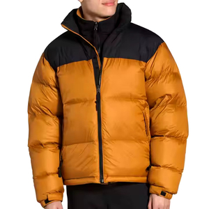 2025 Men's High Quality 100% Nylon Shell Windproof Puffer <b>Jacket</b> <b>Waterproof</b> <b>Winter</b> Coat Stand Collar New Design Wholesale - Product Image 1