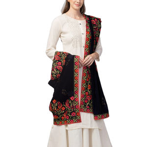 Wholesale High Quality Stylish Women's <b>Shawl</b> Winter Hand <b>Embroidered</b> <b>Shawls</b> Customized Sizes available with OEM Services - Product Image 6