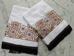 Hot Selling Best Quality Combed Woven Embroidered Anti Pill Voile <b>Fabric</b> Plain Scarf Turban Dress - Product Image 1