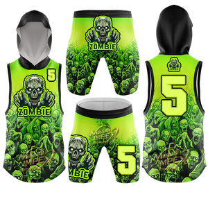 ชุดฟุตบอล 7 คน Zomibe Custom สำหรับผู้ใหญ่ ระบายอากาศได้ดี พิมพ์ลายเสื้ออเมริกันฟุตบอล ผ้ายืดสแปนเด็กซ์/โพลีเอสเตอร์ - Product Image 1