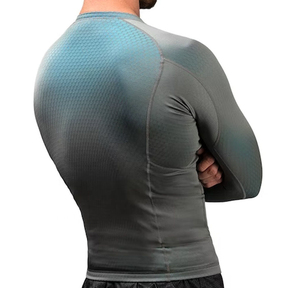 Maillot de bain à manches longues anti-UV, extensible, séchage rapide, pour activités aquatiques et plage - Product Image 3