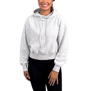 Sudadera con Capucha Lisa Personalizada para Mujer, de Alta Calidad, Transpirable, Forrada de Felpa para Invierno, 100% Algodón, Corte Regular - Product Image 2
