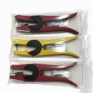 Aluminium alloy one-piece RFID ear tag plier applicator with extra durable pin for integrated visual tag sheep cattle pig animal - Product Image 3