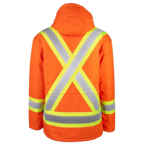 <b>Men</b> Hi Vis Workwear Construction Winter <b>Reflective</b> Tape Hi-Vis Road Safety <b>Jackets</b> by Star Crystal Enterprises - Product Image 2