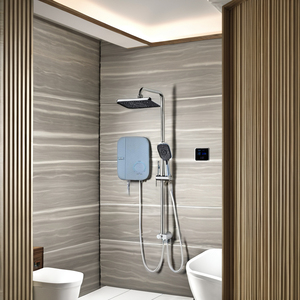 เครื่องทำน้ำร้อนไฟฟ้าให้4.5KW EAS7/N-I ทำจากผ้าลินินฝนสีฟ้าพร้อมไฟนีออน - Product Image 2