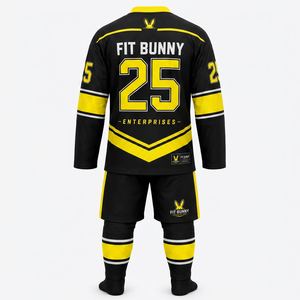 Uniforme de hockey sur glace haut de gamme conçu pour la performance, doté d'une construction durable et d'une confortabilité optimale pour toutes les parties. - Product Image 4