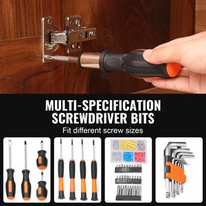 Kit di Attrezzi Domestici di Alta Qualità da 216 Pezzi, Valigetta Portatile con Bussole in Acciaio di Alta Qualità per Riparazioni Domestiche - Product Image 6