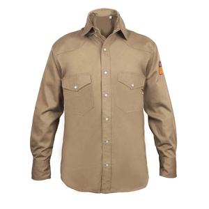 Vêtements de travail uniformes, veste et pantalon de sécurité de classe 2 résistants aux arcs électriques, durables, 100% coton FR, haute visibilité, pour le secteur pétrolier et gazier, OEM - Product Image 1