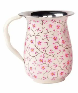 Jarra de agua estilo Medio Oriente de Manufaqcturing by King International, nueva, de color claro y con diseño impreso hecho a mano. - Product Image 3