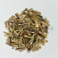 Pointes de corne de buffle blanches claires pour la fabrication de montures de lunettes de haute qualité, composants naturels pour lunettes NHE Overseas