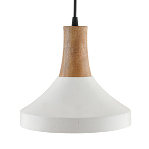 Top Best Export Quality Round Pendant <b>Light</b> Wooden Celling Mount White Conical <b>Shade</b> Indoor <b>Kitchen</b> Deco Lightweight Design Lamp - Product Image 5