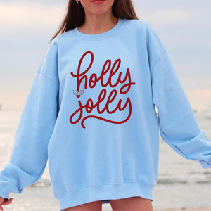 Wholesale Customize Christmas Sweatshirt Women's Crew Neck Long Sleeve Printed Pullover Winter <b>Tops</b> Custom Logo Design Sweater - Product Image 2