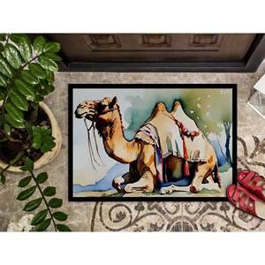 Felpudo de camello antideslizante lavable de pila baja para interiores/exteriores, alfombrilla para entrada de 24H X 36W, alfombrilla para puerta Delantera - Product Image 3