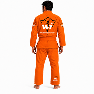 Kimono de BJJ Naranja 100% Algodón, Duradero, Corte Regular, Kit de Ropa de Artes Marciales para Hombre - Product Image 2