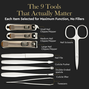 Best Selling Professional Nail Clippers <b>Manicure</b> <b>Kits</b> with Travel Case Custom Logo OEM Beauty Grooming Sets - Product Image 4