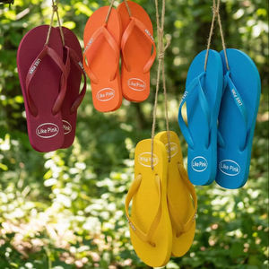 รองเท้าแตะแบบเปิดสีชมพูสดใส คุณภาพสูง พิมพ์ลายตามสั่ง ติดกาวอย่างดี ทำจากยาง EVA เหมาะสำหรับใช้งานกลางแจ้ง |   ผลิตในเวียดนาม - Product Image 1