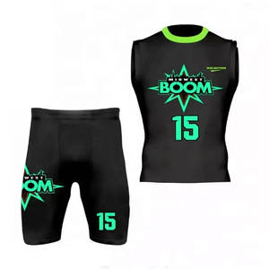 Sports Pro Quality 7v7 7on7 Football Uniforms Custom Team Logo Sublimation Printed Jerseys and Shorts Flag Football - Product Image 2