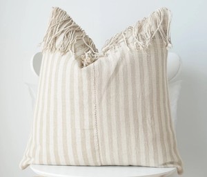 Funda de Cojín a Rayas Tejida 100% Algodón – Funda Decorativa para Cojín de Sofá Teñida con Hilo, Fabricante OEM al por Mayor - Product Image 4