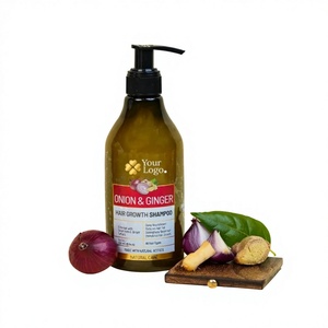 Champú herbal de cebolla y jengibre para el crecimiento del cabello Fabricación personalizada Etiqueta privada y marca personalizada disponible - Product Image 1