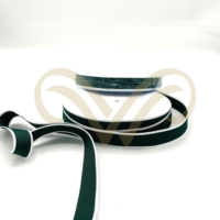 Ruban de cérémonie vert et blanc personnalisé de qualité supérieure, en vrac, pour la décoration d'événements formels