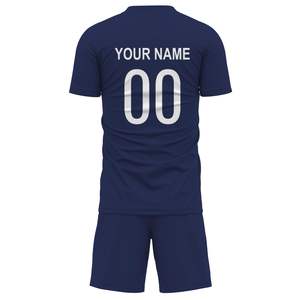 Maillots de football respirants en sublimation, uniformes personnalisés avec logo, pour adultes, clubs et équipes, haute qualité, séchage rapide, 100% polyester, manches courtes - Product Image 3
