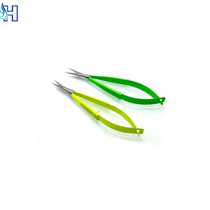 Premium Sharp Spring Nail <b>Scissors</b> Stainless Steel Curved Blade Precision Cuticle Trimming Tool Steel Handle Custom Logo - Product Image 3