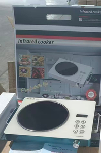 Cuisinière électrique infrarouge simple SKD, compatible avec toutes les casseroles, four à ondes lumineuses intelligent multifonctionnel, bouton numérique, 3500W, 10 niveaux de puissance - Product Image 1