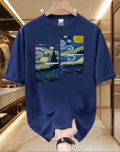 Camiseta Informal Ligera 100% Algodón |   Camiseta Deportiva Transpirable con Estampado de Dibujos Animados |   180g Ecológico para Cualquier Época del Año y Uso Diario - Product Image 6