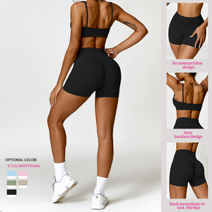 Conjunto Deportivo de 3 Piezas para Mujer, de Secado Rápido, Transpirable, con Leggings de Manga Larga, Chaqueta de Compresión y Sujetador Deportivo para Yoga, Gimnasio y Entrenamiento - Product Image 3