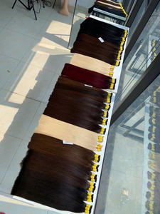 Top Selling 28 Inch Vietnamese Virgin Hair Extensions Light Color No <b>Tangle</b> No Shedding Bulk - Product Image 3