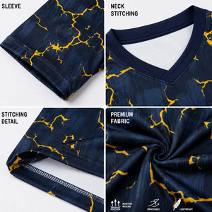 เสื้อฟุตบอลคุณภาพสูง ดีไซน์ล่าสุด ปรับแต่งได้ตามต้องการ เนื้อผ้านุ่ม แห้งเร็ว รับผลิตแบรนด์ส่วนตัว แบบซับลิเมชั่น รุ่นใหม่ล่าสุด - Product Image 6