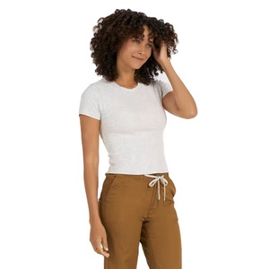 Shorts de Mezclilla de Cintura Alta para Mujer, Verde Oliva, 100% Algodón, Corte Recto, Casual, Verano, Ajuste Regular - Product Image 6